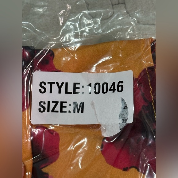 NEW Hutch Liddy Slip Dress Sz M Floral Yellow Pink - Picture 14 of 14